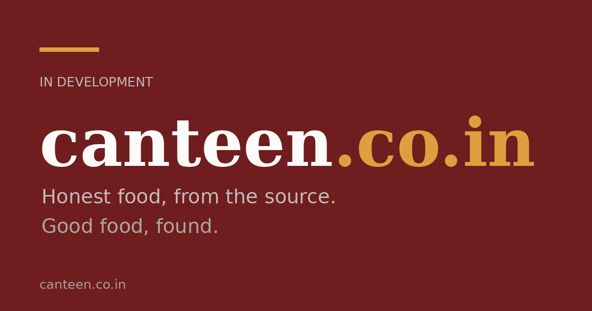 Link preview image for canteen.co.in